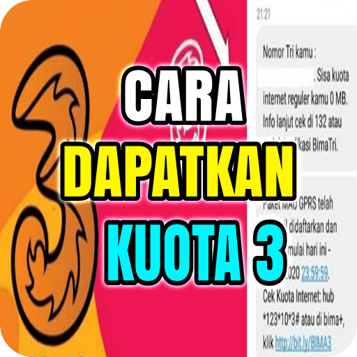 Cara Dapat Kuota Gratis Tri Android. Cara Dapatkan Kuota 3