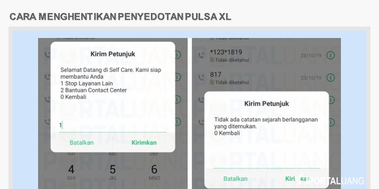 Cara Stop Penyedot Pulsa Xl 2020. 6 Cara Menghentikan Penyedotan Pulsa XL (2022)