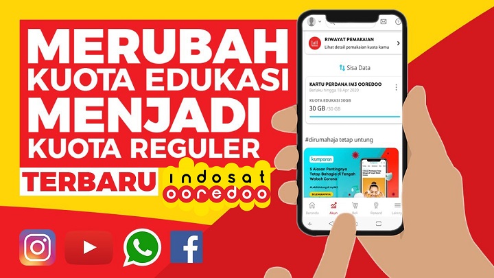 Cara Mengubah Kuota Belajar Menjadi Kuota Utama Indosat. Cara Aktifkan dan Merubah Kuota Edukasi Indosat Menjadi Kuota Utama