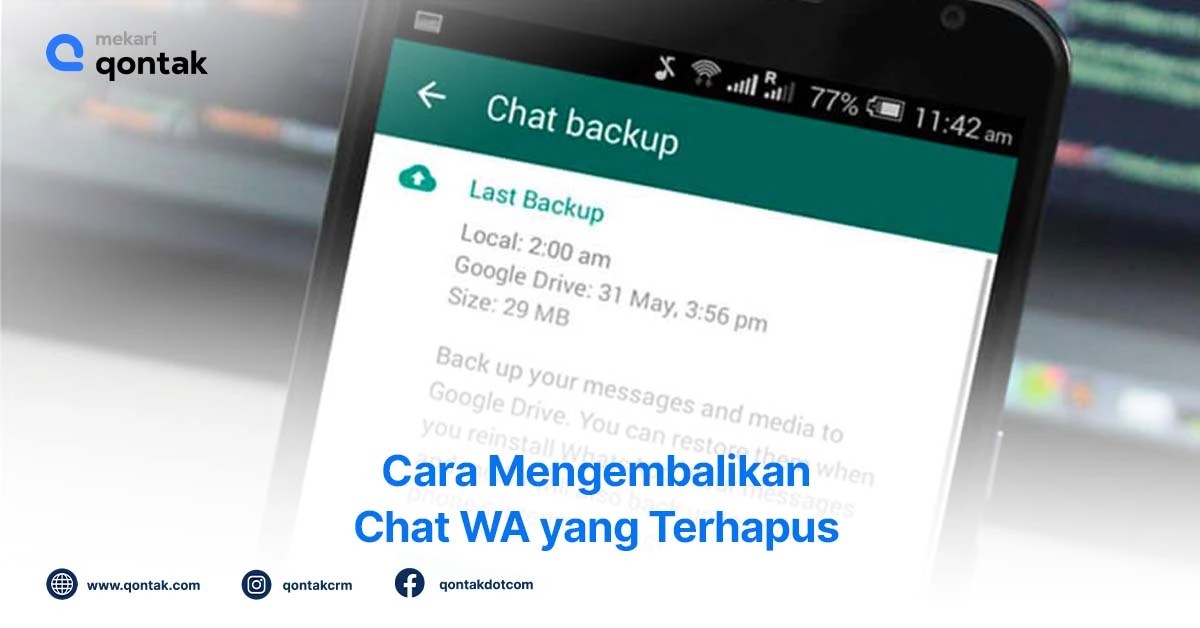 Cara Mengembalikan Chat Wa Yang Terhapus Sebelum Di Backup Di Iphone. 5 Cara Mengembalikan Chat WA yang Terhapus