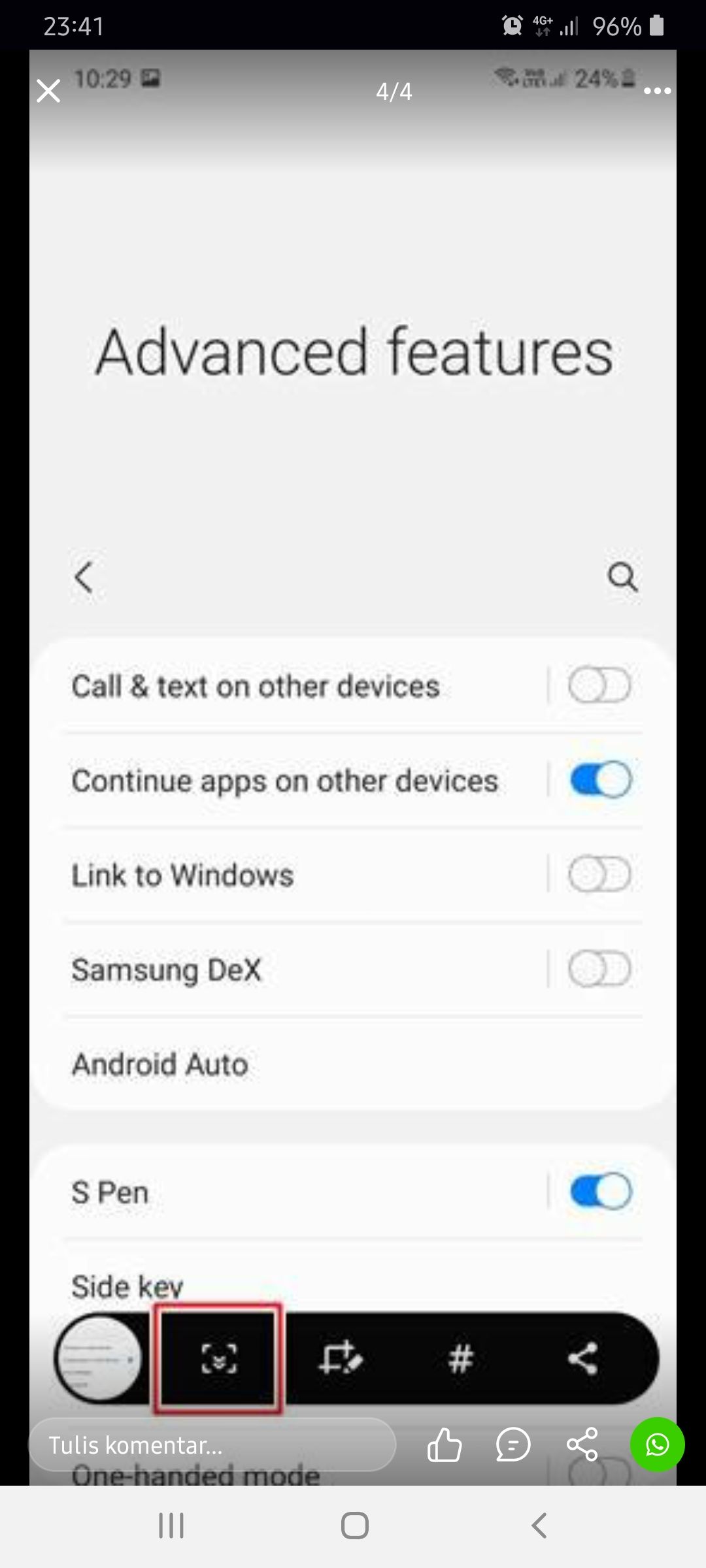 Semua Type Hp Samsung. Cara Screenshot Panjang di Semua Tipe HP Samsung