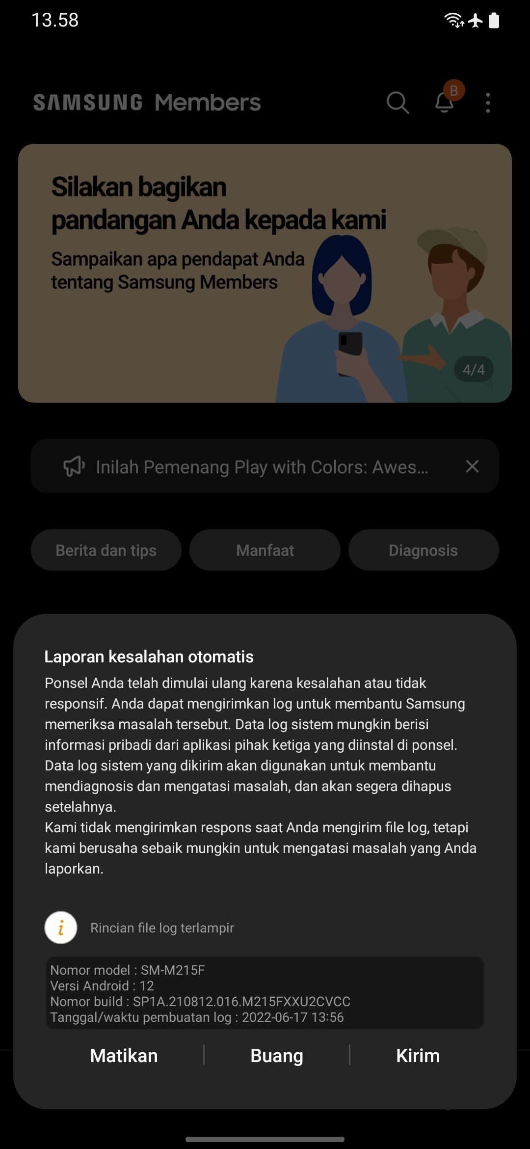 Hp Samsung Restart Sendiri. Solved: Sering Restart Sendiri Kenapa Ya? Tolong 😭