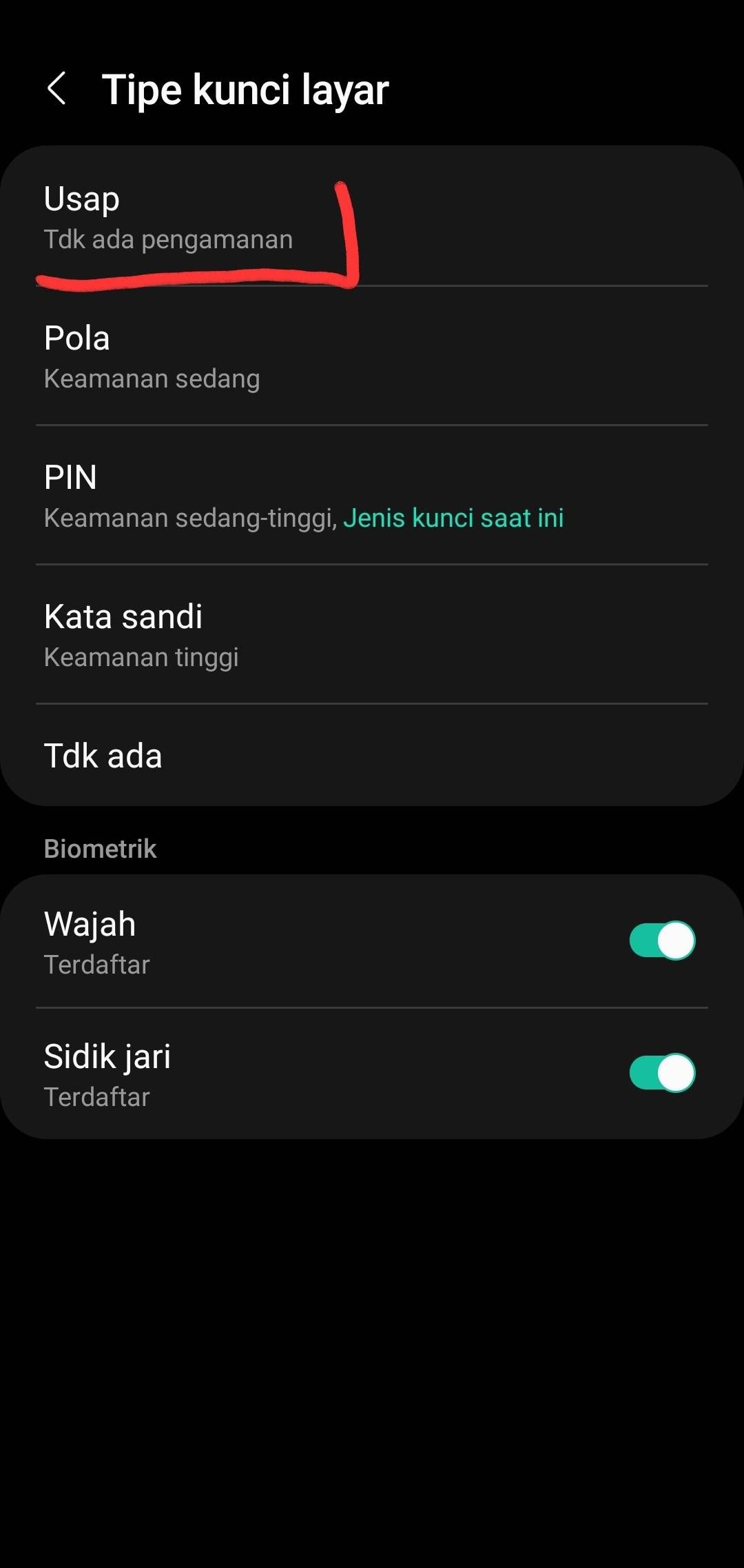 Cara Menghilangkan Usap 2 Jari Di Samsung. kunci Galaxy A