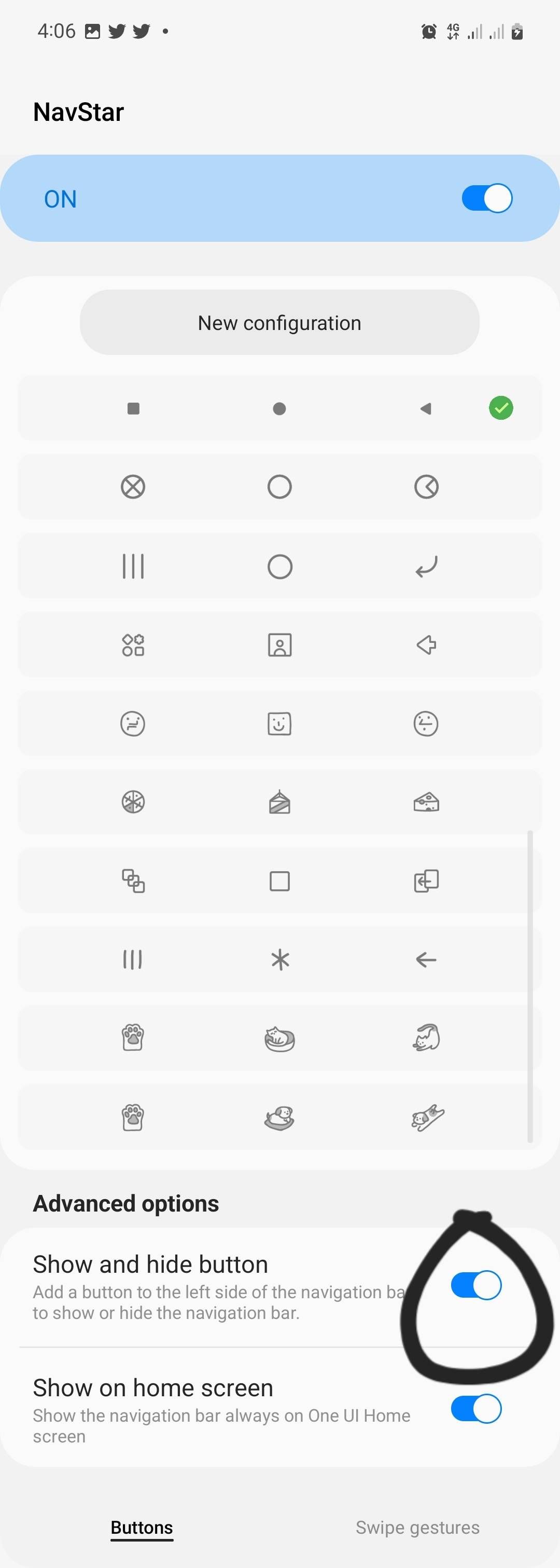 Aplikasi Tombol Home Samsung. Aplikasi sering full screen dan tombol home, back,...
