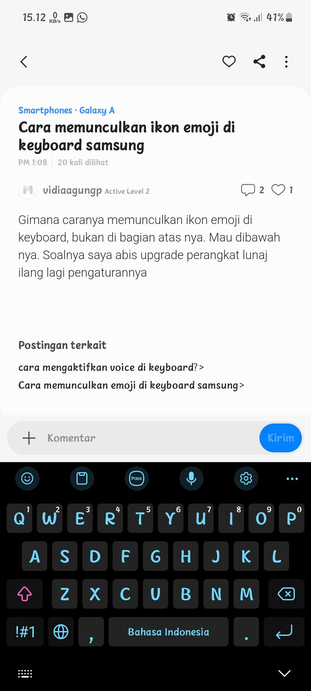 Cara Memunculkan Keyboard Di Hp. Cara memunculkan ikon emoji di keyboard samsung