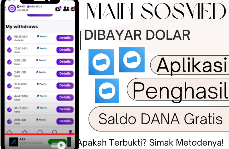 Apk Like Penghasil Uang. Like dan Unggah Foto Dibayar Rp900 Ribu Saldo DANA Gratis dari Aplikasi Ini, Cek Faktanya!