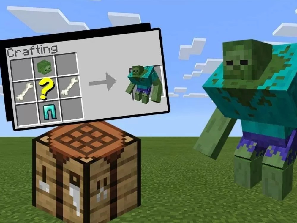 Cara Membuat Golem Tanah Di Minecraft. Cara Membuat Golem Zombie di Minecraft