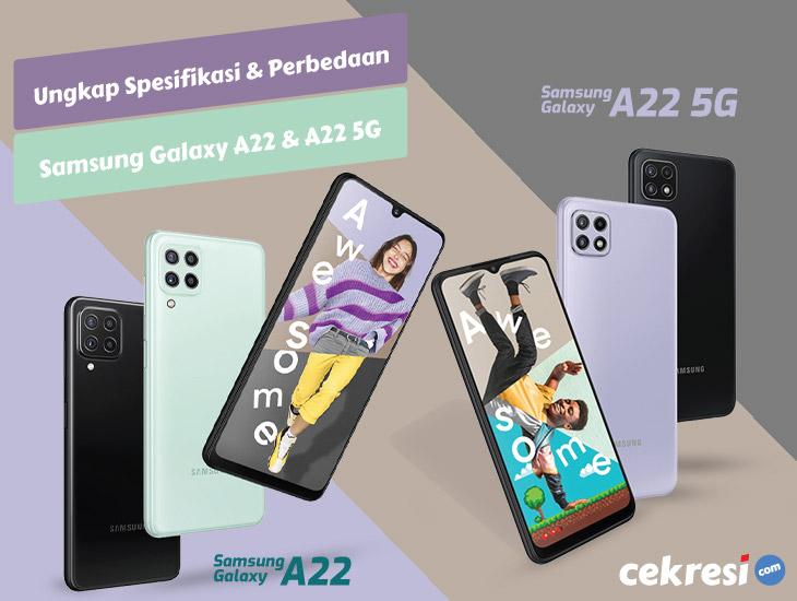 Samsung A22 5g Spesifikasi. Ungkap Spesifikasi dan Perbedaan Samsung Galaxy A22 dengan Samsung Galaxy A22 5G