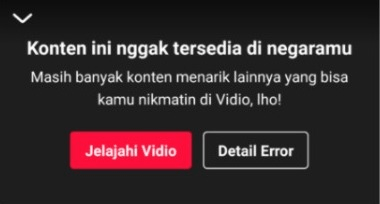 Vidio Yang Bisa Di Tonton. Mengapa konten tidak tersedia di negara saya?