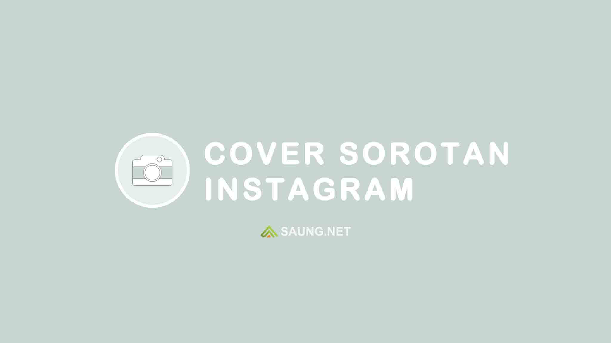 Cara Membuat Sampul Sorotan Di Ig. Cara Membuat Cover Sorotan Instagram