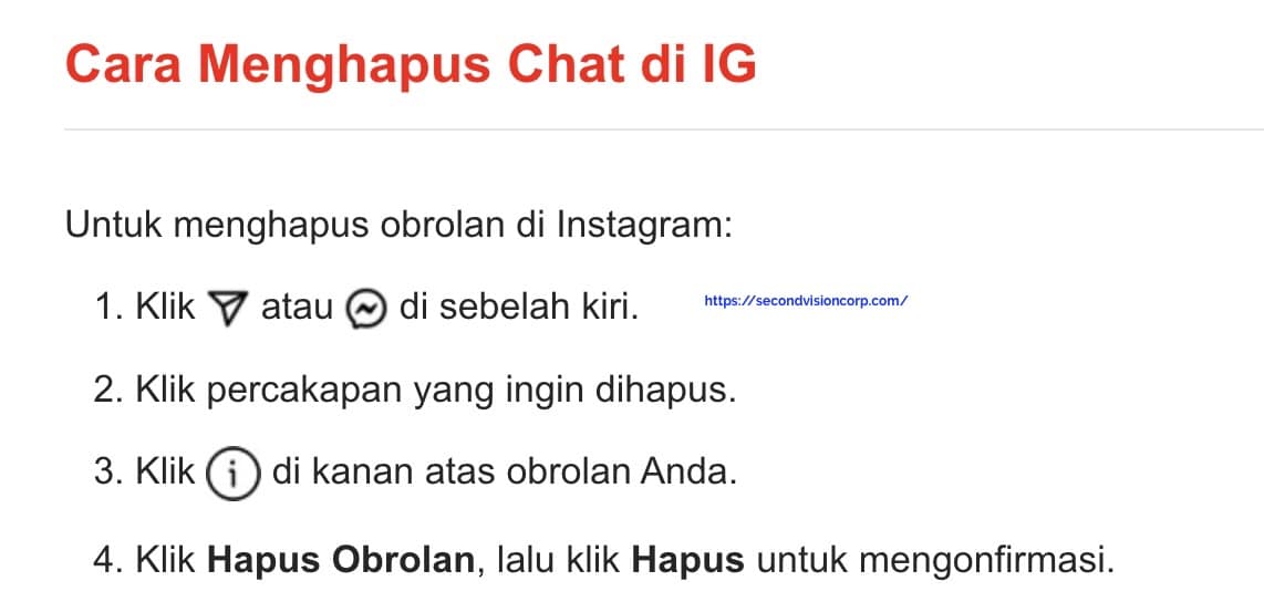 Cara Chatting Di Instagram. Cara Menghapus Pesan di IG atau Chat IG Satu Persatu