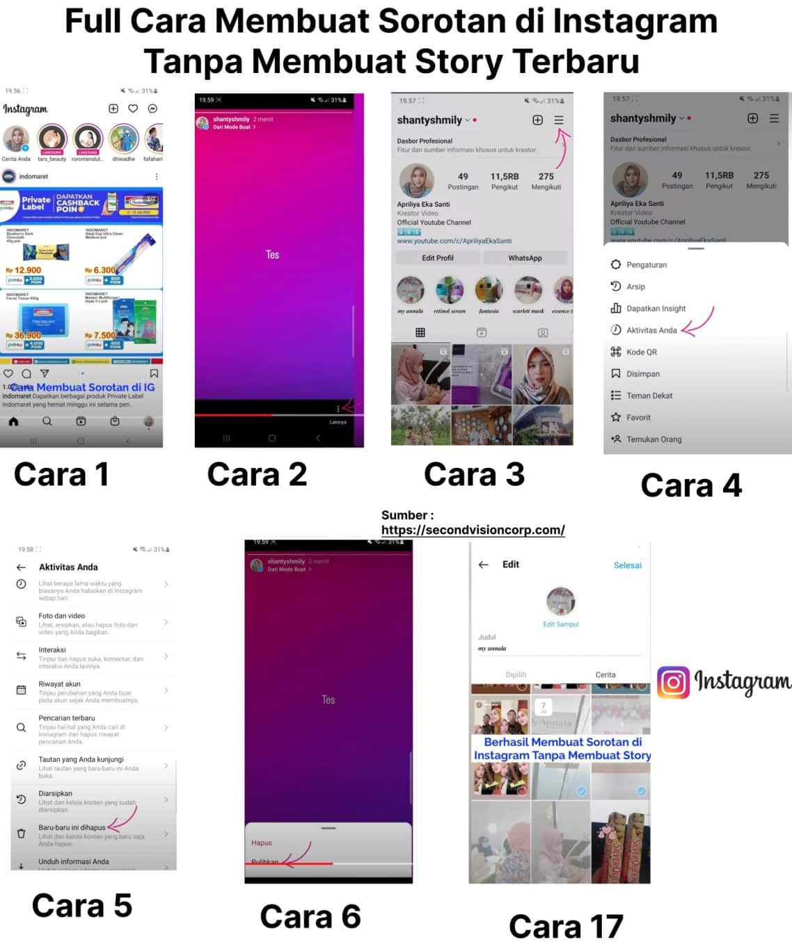 Cara Membuat Sorotan Di Ig Dari Galeri. Cara Membuat Sorotan di Instagram Tanpa Membuat Story Terbaru