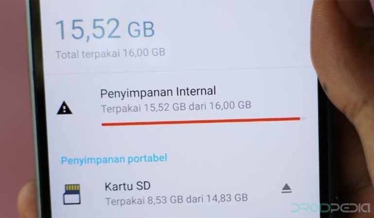 Ruang Penyimpanan Hampir Habis. Cara Mengatasi Ruang Penyimpanan Hampir Habis di HP Android