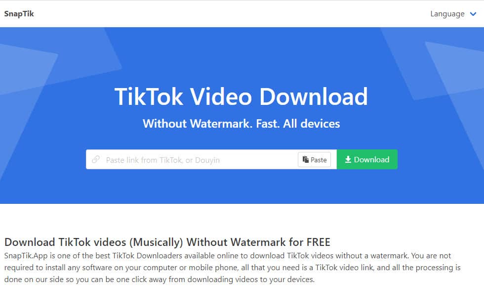 Pengunduhan Video Tiktok Tanpa Watermark. Download Video Tiktok Tanpa Watermark