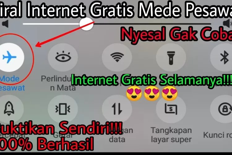 Trik Internet Tanpa Kuota. Mode Pesawat Tapi Bisa Akses Internet Gratis Sepuasnya Tanpa Kuota, Tinggal Klik ini 10 Kali di Pengaturan, Rahasia Tersembunyi yang Jarang Diketahui