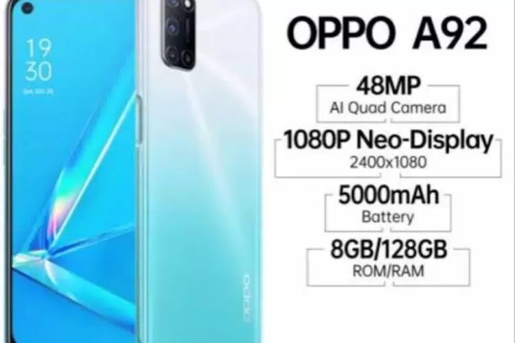 Oppo A92 Ram 4. Dari 4 Juta, Harga HP OPPO A92 RAM 8GB September 2022 Dibandrol Rp 2 Jutaan, Intip Kamera Selfienya!