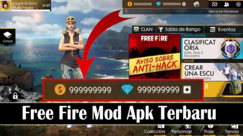 Download Free Fire Mod Diamond Tak Terbatas. cheat FF Diamond Tidak Terbatas 999999, Auto Headshot apk