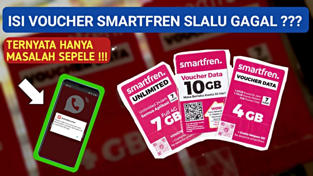 Cara Mengisi Voucher Smartfren. Kenapa Voucher Smartfren Tidak Bisa Masuk?