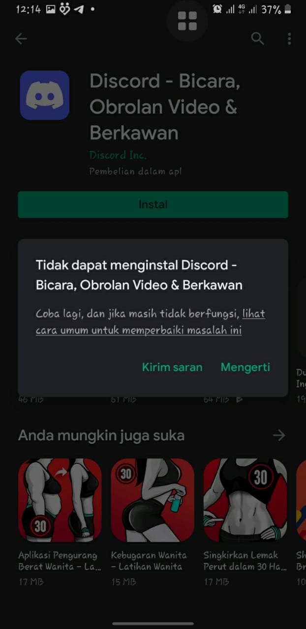 Sinyal Wifi Penuh Tapi Tidak Bisa Connect. tidak bisa menginstal aplikasi padahal penyimpanan masih banyak dan koneksi internet lancar