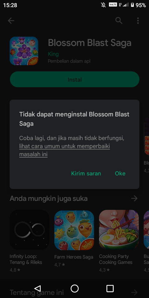 Aplikasi Tidak Bisa Di Instal. Tidak dapat menginstal aplikasi