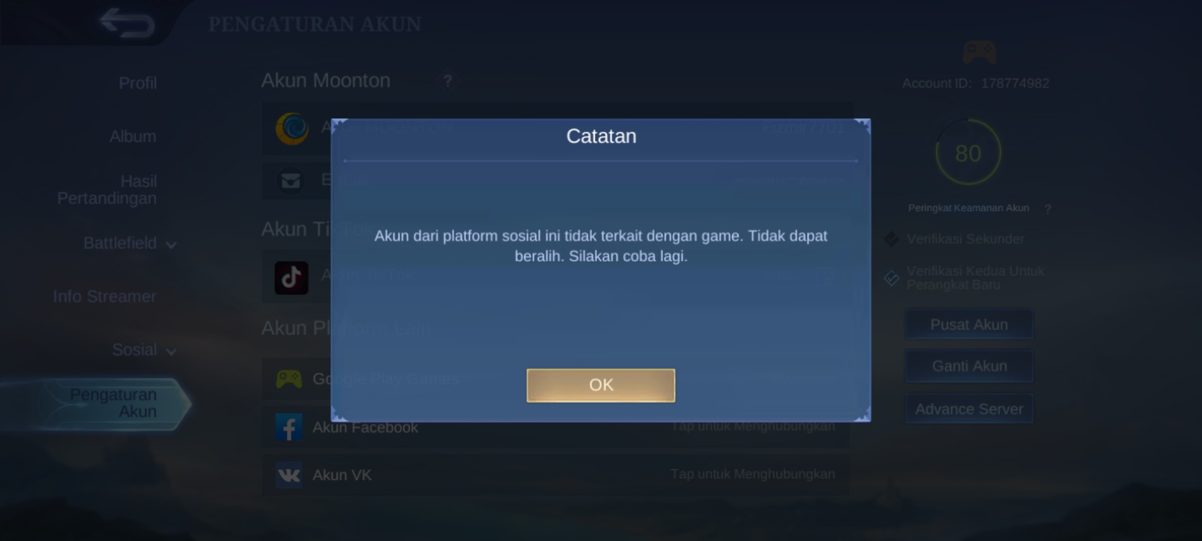 Cara Masuk Akun Lama Ml. Saya tidak bisa login kembali ke akun mlbb di akun lama