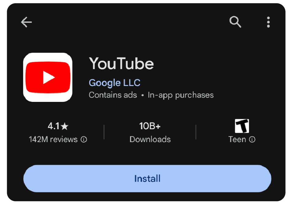 Download Youtube Lewat Android. Mendownload aplikasi YouTube