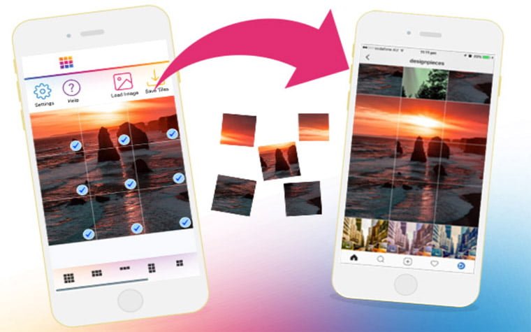 Cara Membuat Foto Grid Di Instagram. Cara Membuat Foto Instagram Grid