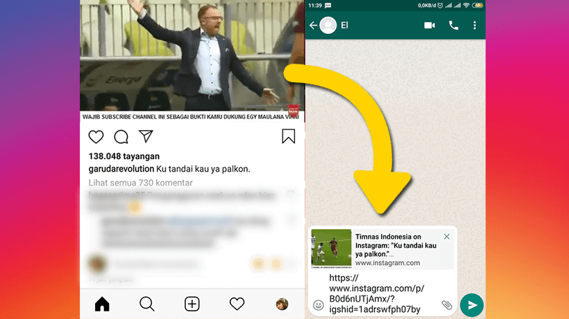 Cara Share Video Instagram. 2 Cara Membagikan Video Instagram ke WA Terbaru di Android & iPhone