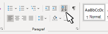 Cara Membuat Daftar Nama Di Word. Mengurutkan daftar menurut abjad di Word