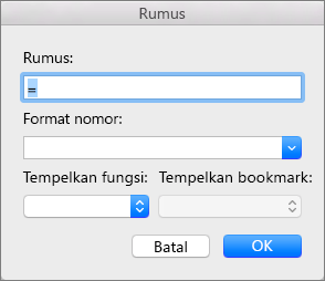 Cara Membuka File B1 Di Pc. Menggunakan rumus dalam tabel di Word untuk Mac