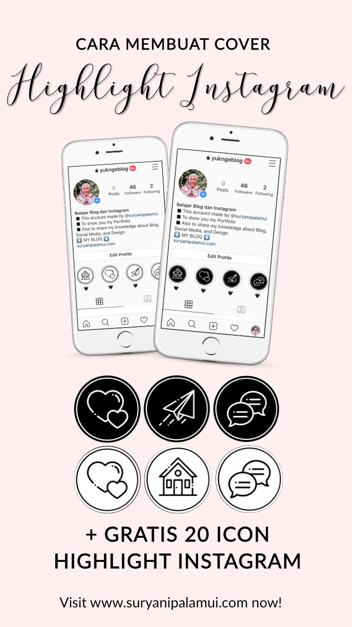 Cara Membuat Cover Highlight Instagram. Cara Membuat Cover Highlight Instagram + Gratis 20 Icon dan Cover