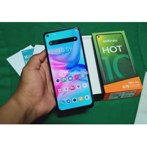 Harga Hp Infinix Hot 10 Bekas. HP Infinix Hot 10 Ram 6GB/128GB Fullset Bekas Baterai 52000mAh di Surabaya