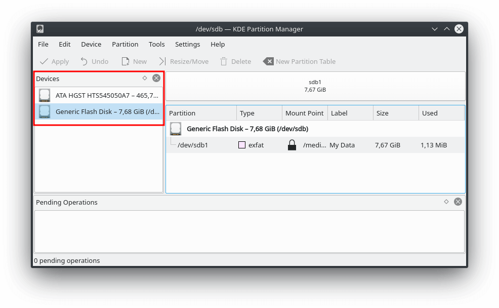 Aplikasi Untuk Format Flashdisk. Format Flashdisk di Linux Menggunakan KDE Partition Manager