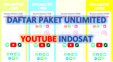 Kode Paket Unlimited Youtube Indosat 2020. Cara Daftar Paket Unlimited Youtube Indosat 2020