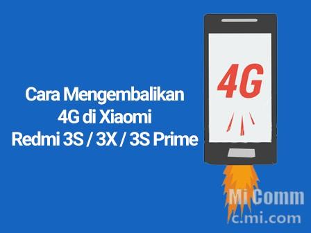 Redmi 3s Sinyal 4g Hilang. Cara Mengembalikan 4G di Xiaomi Redmi 3s / 3x / 3s Prime