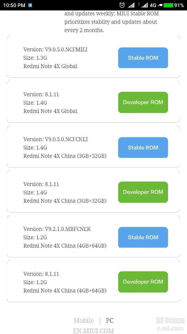 Rom Redmi Note 4x Snapdragon. ROM RN4X BEDA DENGAN RN4