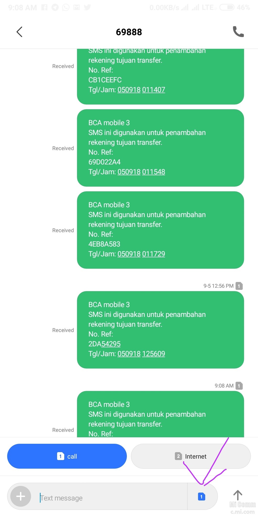 Setting Default Sms Xiaomi. setting sms default sim