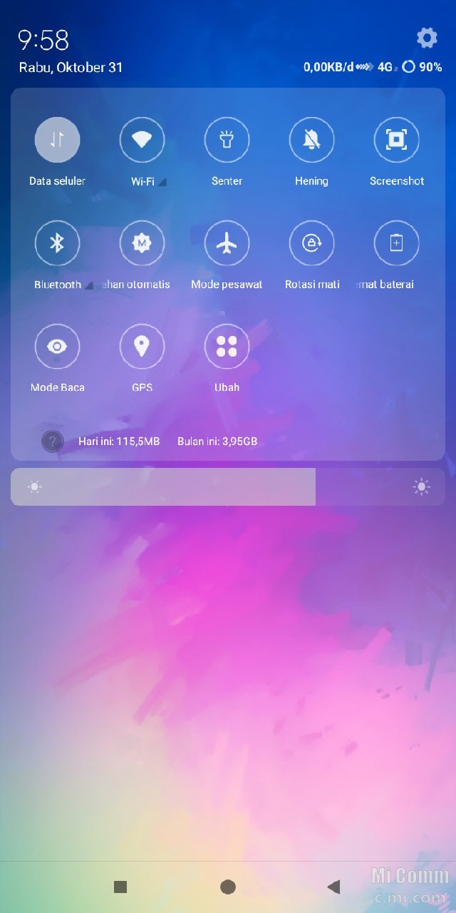 Tema Xiaomi Keren Miui 10. miui 10 gan.. tema nya keren keren.. #Redmi 6A