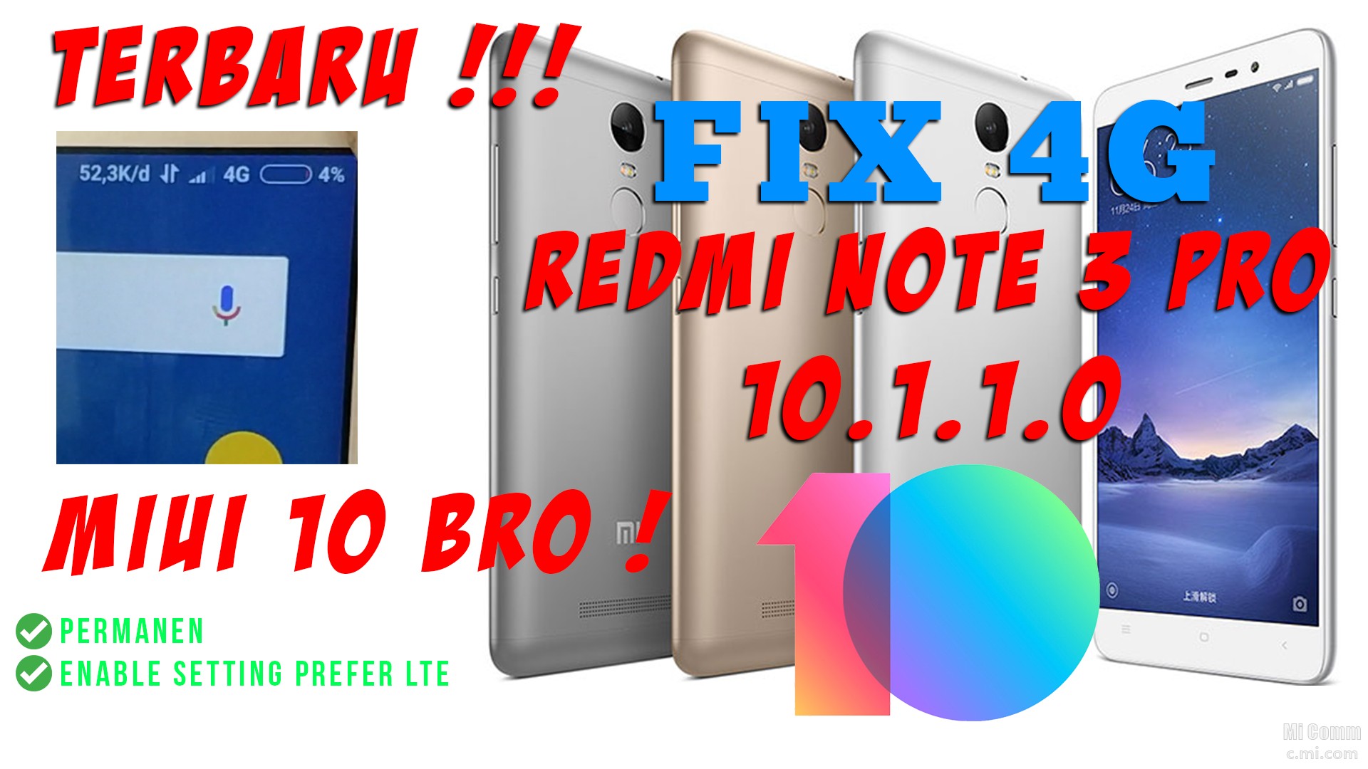 Redmi 3 Pro Root. Fix 4G Redmi Note 3 Pro (Kenzo) Global Stable 10.1.1.0 TANPA ROOT [UBL ONLY]