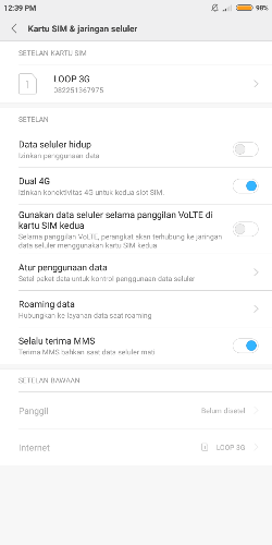 Redmi 6a Sinyal Hilang. SIM 2 tidak terbaca