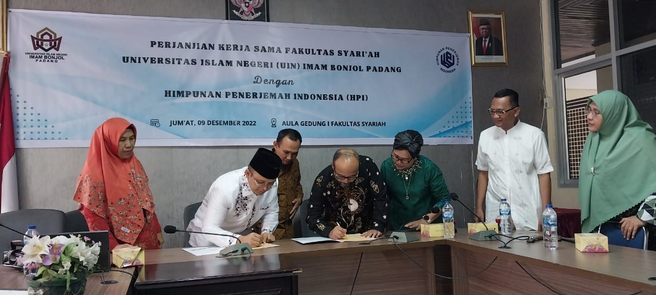 Terjemahan Bahasa Indonesia Ke Padang. Fakultas Syariah UIN IB Jalin Kerjasama dengan HPI