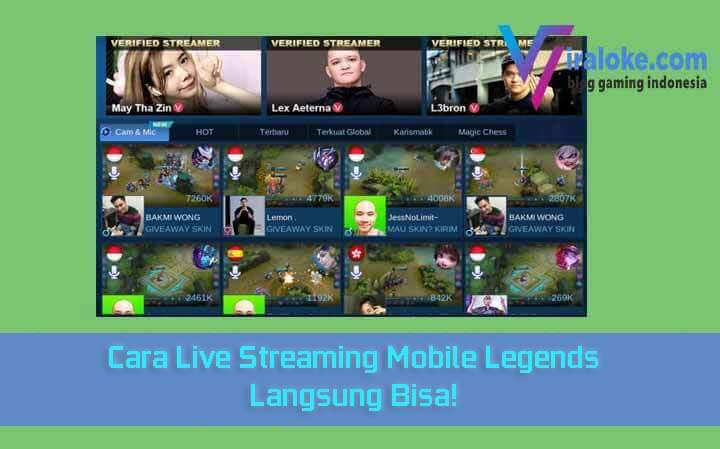 Cara Live Streaming Youtube Mobile Legend. Cara Live Streaming Mobile Legends Langsung Bisa!