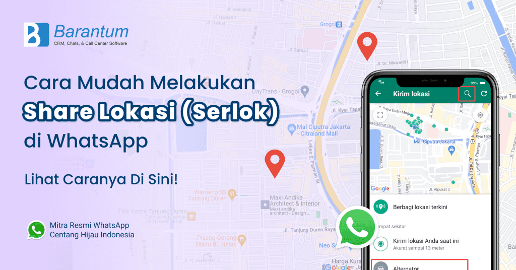 Serlok Lokasi Saya Sekarang. Cara Mudah Melakukan Share Lokasi (Serlok) di WhatsApp