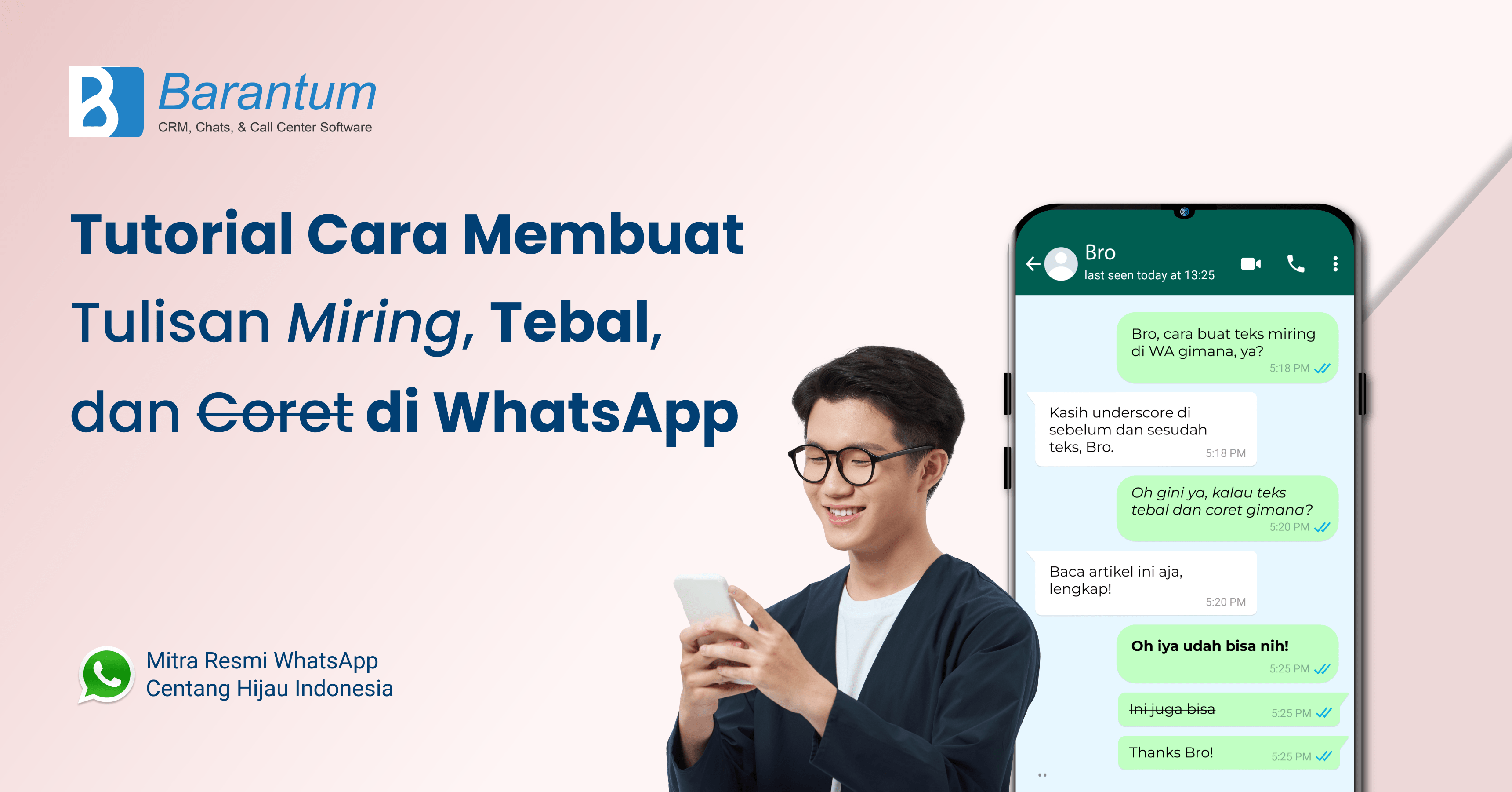 Cara Tulisan Miring Di Whatsapp. Tutorial Cara Membuat Tulisan Miring, Tebal dan Coret di WA