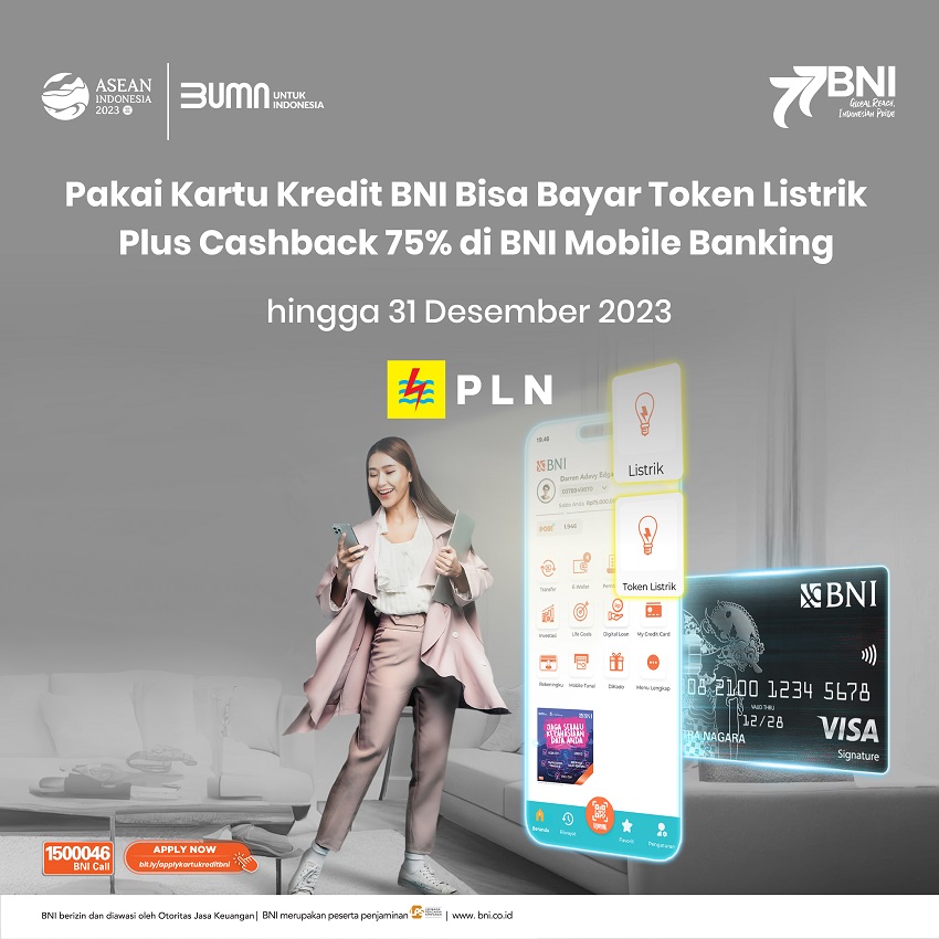 Beli Token Listrik Bni Mobile Banking. BNI Credit Card