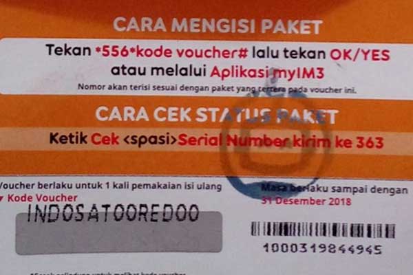 Cara Memasukan Kode Voucher Indosat. Cara Masukin Kode Voucher Indosat IM3 Update 2020