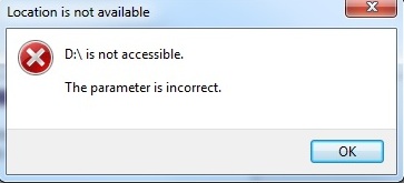 Flashdisk Is Not Accessible. Memperbaiki Error The Parameter Is Incorrect pada Hard Disk Eksternal di Windows