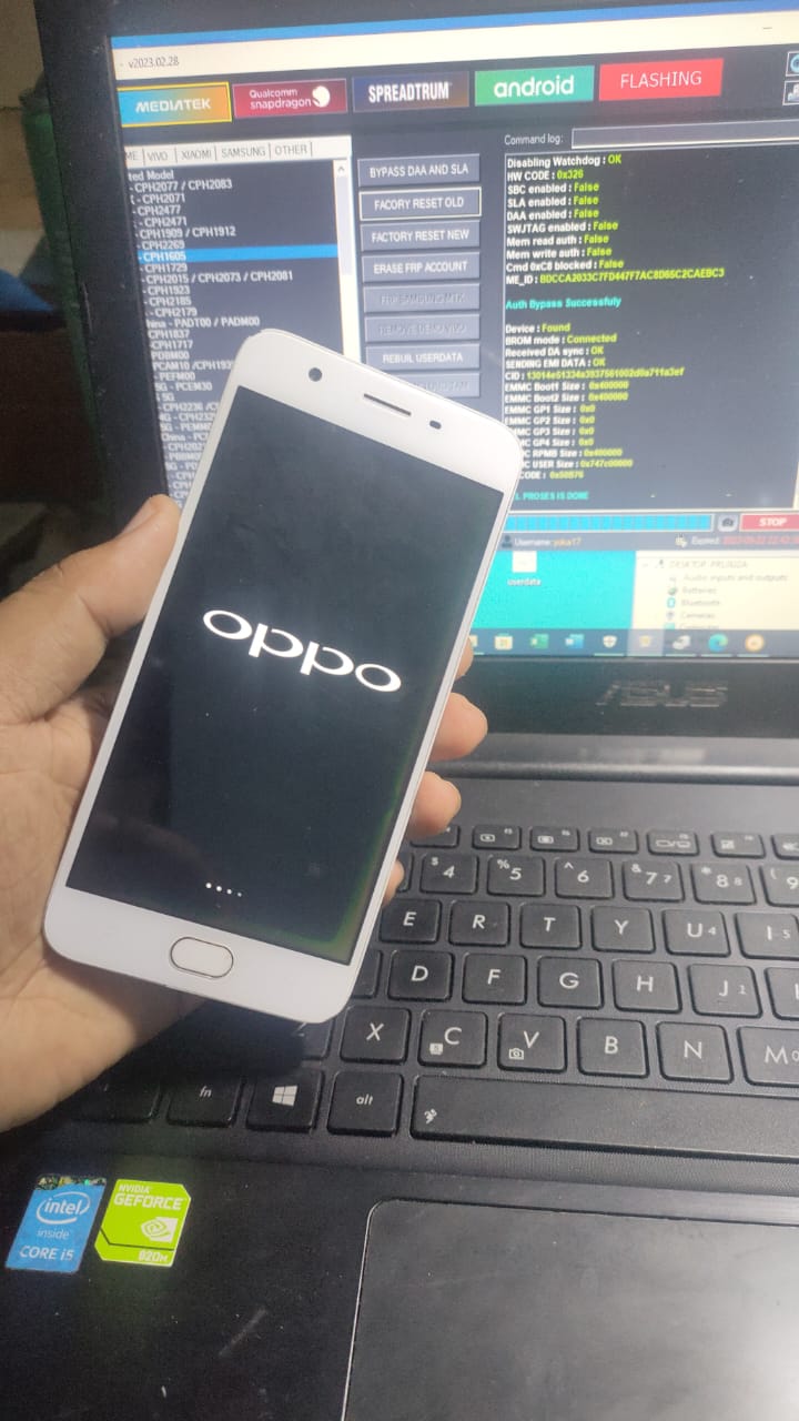 Cara Buka Pola Oppo A39. Hapus Pola & FRP Oppo A39