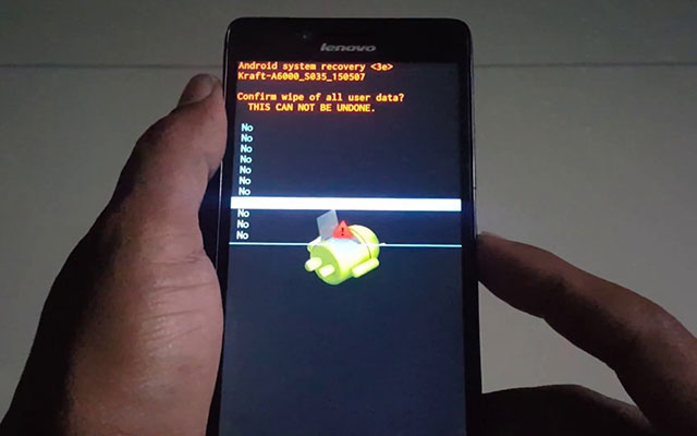 Cara Hard Reset Hp Lenovo. 3 Cara Reset HP Lenovo Semua Tipe 100% Berhasil