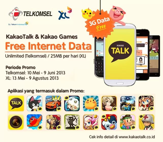 Aplikasi Internet Gratis Android Telkomsel. [PR] Kakao Terus Melaju dengan Data Internet Gratis untuk KakaoTalk dan Kakao Game di Indonesia • Jagat Review